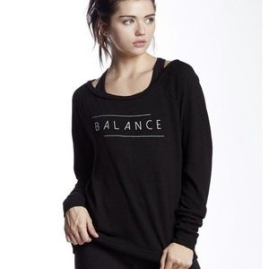 Balance good hYOUman black sweater